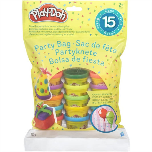 Play-Doh Party Bag with 15 Pots of Multicolouher Play Doh