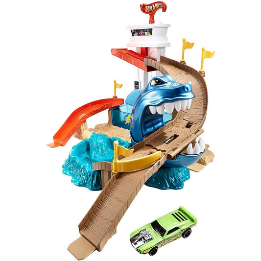 Hot Wheels City Colour Shifters Sharkport Showdown Playset