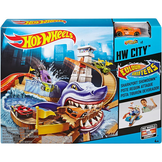 Hot Wheels City Colour Shifters Sharkport Showdown Playset