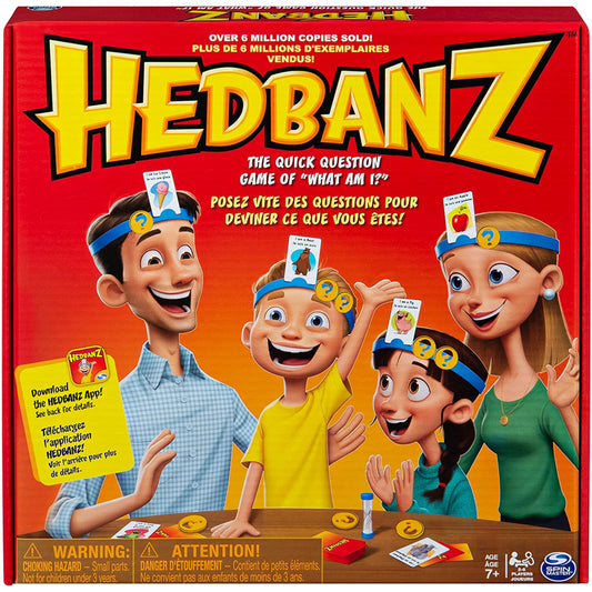 Spin Master Games Hedbanz Quick Question Family Guessing Game for Kids