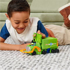 Paw Patrol Big Truck Pups Transforming Toy Truck with Action Figure - Rocky