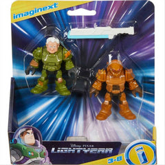 Imaginext Disney Pixar Lightyear Darby Steel and Zap Patrol Action Figures