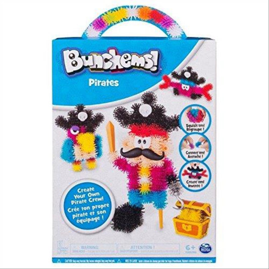 Bunchems Arts Crafts Kit Pirates Pack with 200 Pieces - Maqio