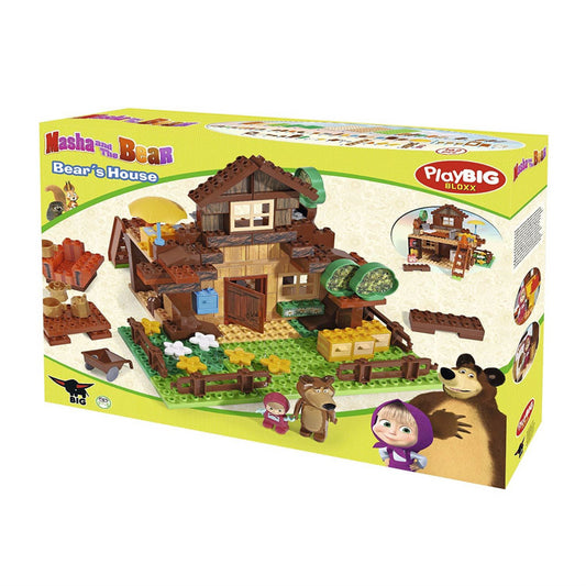 Masha & The Bear - Bear's House Large Construction Playset Toy - Maqio