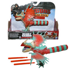 Dreamworks Dragons Deadly Nadder Spike Attack Action Figure Playset - Maqio