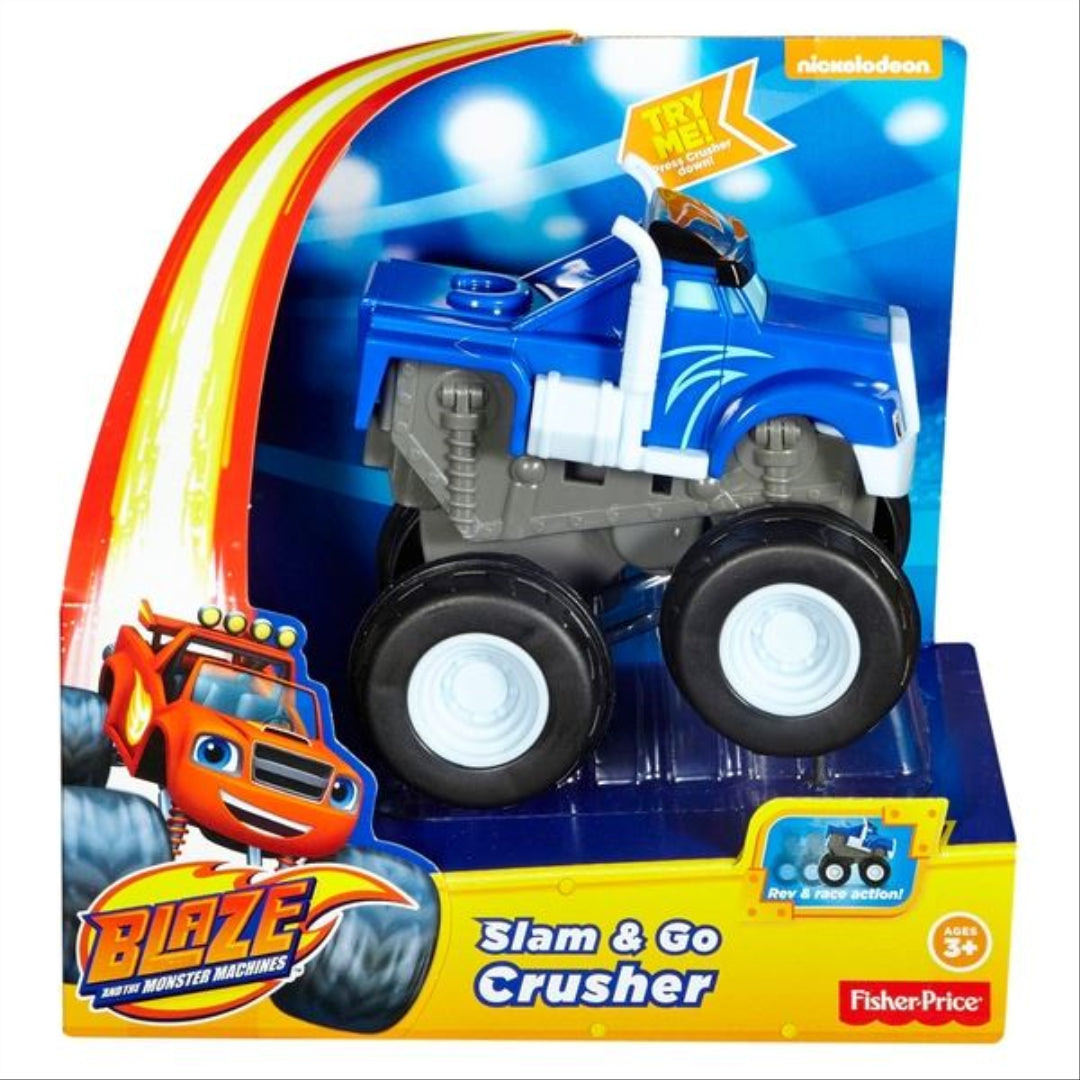 Blaze and the Monster Machines Slam & Go Crusher Toy Truck - Maqio