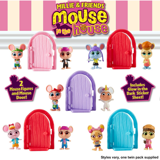 Mouse in the House Millie & Friends House 2 Figure Pack