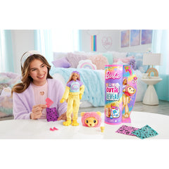 Barbie Cutie Reveal Doll & Lion Plush Costume & 10 Surprises