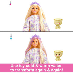 Barbie Cutie Reveal Doll & Lion Plush Costume & 10 Surprises