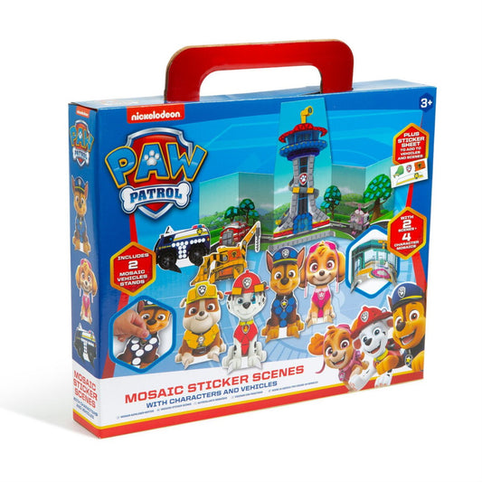 Paw Patrol Mosaic Stickers Scenes Arts & Craft Bumper Pack