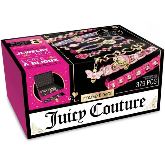 Make it real Juicy Couture Jewellery Box DIY Bracelets Crafts Creative Set Kids