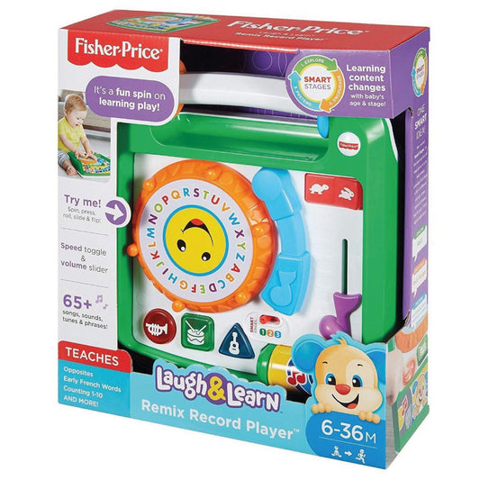 Fisher-Price FBM38 Laugh and Learn Remix Record Player, Multi-Colour - Maqio