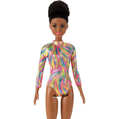 Barbie Rhythmic Gymnast Brunette Doll (12-in/30.40-cm) Leotard & Accessories