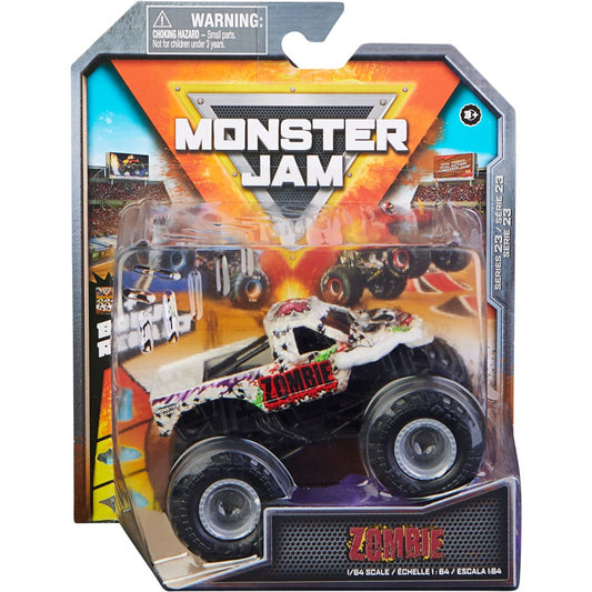 Monster Jam 1:64 Single Pack Zombie White