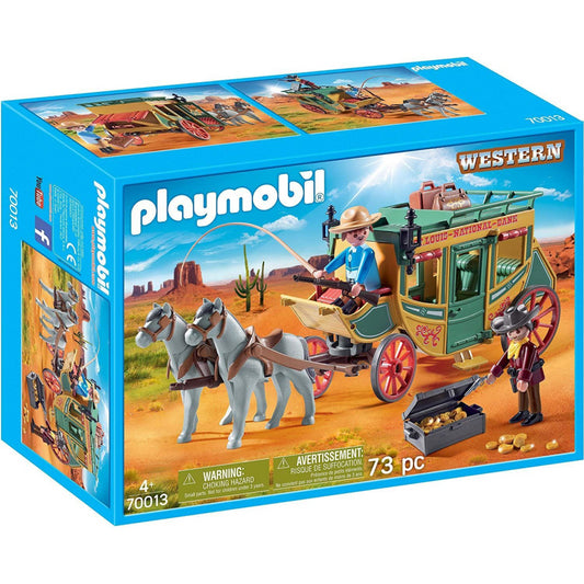 Playmobil 70013 Western Stagecoach Toy - Maqio