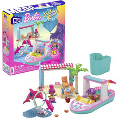 Mega Barbie Colour Reveal Dolphin Exploration Building Set