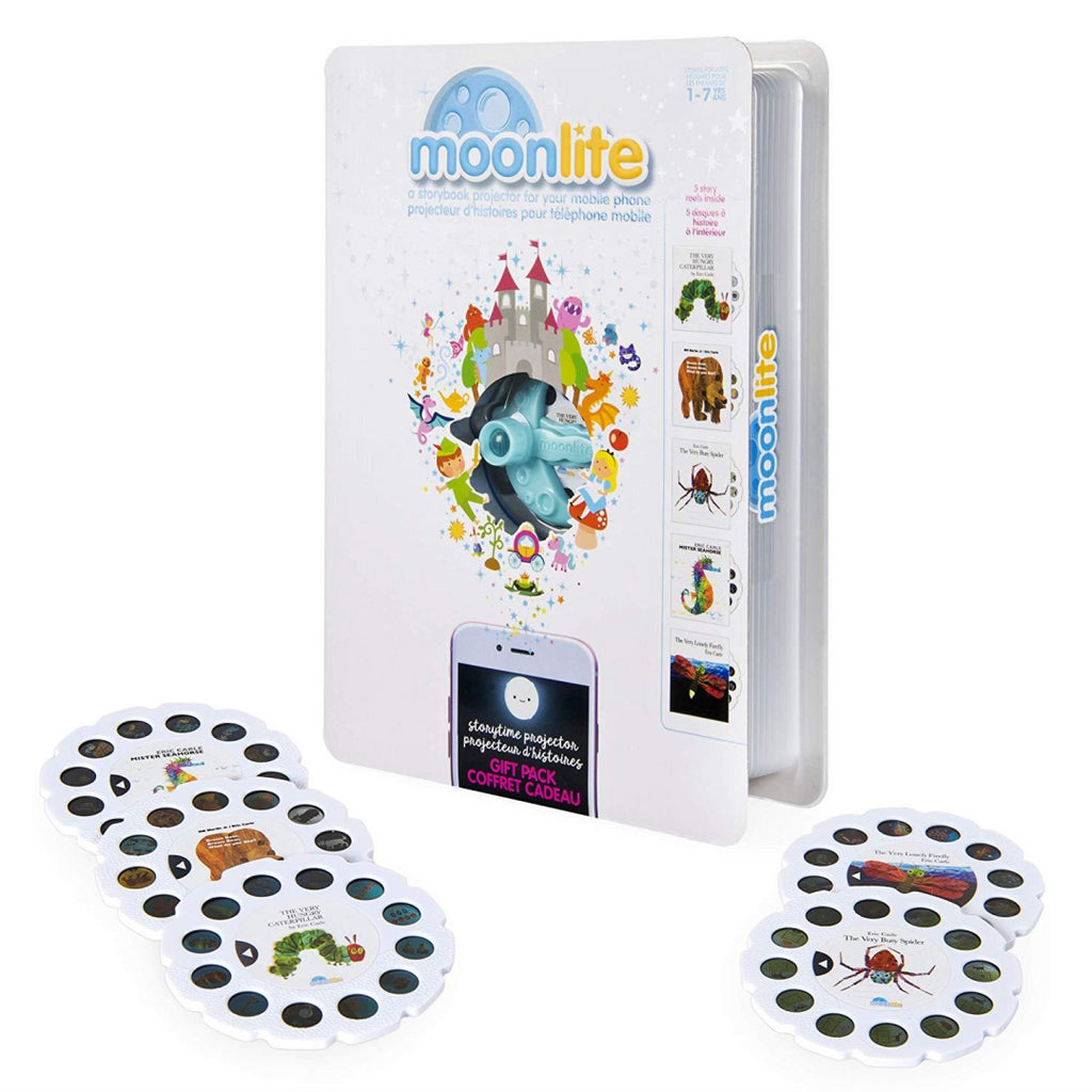 Moonlite 6045269 Special Edition Eric Carle Gift Pack Story Book Projector - Maqio