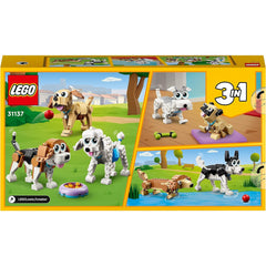 Lego 31137 Creator 3 in 1 Adorable Dogs Set with Dachshund Pug Poodle Figures