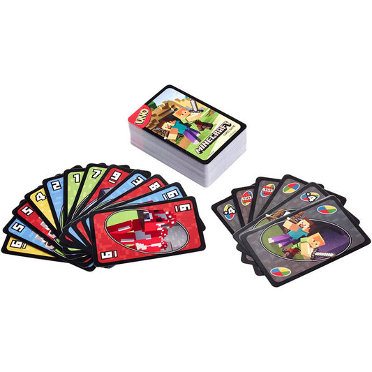 Mattel Uno Minecraft Card Game FPD61 - Maqio