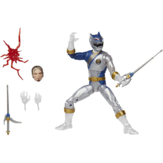 Power Rangers Lightning Wild Force Lunar Wolf Ranger 6-Inch Action Figure