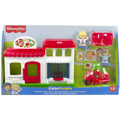 Fisher-Price Little People We Deliver Pizza Place & Action Figures
