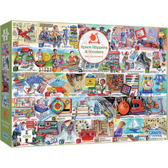 Gibsons Space Hoppers & Scooters 1000 Piece Jigsaw Puzzle