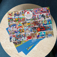 Gibsons Space Hoppers & Scooters 1000 Piece Jigsaw Puzzle