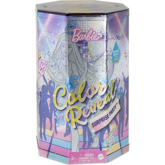 Barbie Colour Reveal Surprise Party Set with 1 Doll and 50+ Surprises