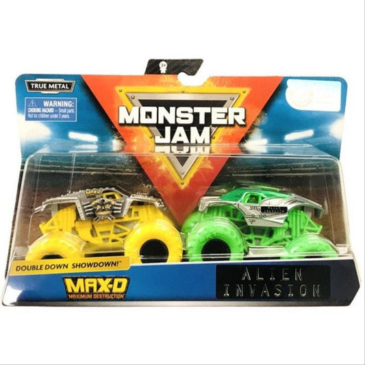 Monster Jam 2 Pack - Max-D & Alien Invasion - Maqio
