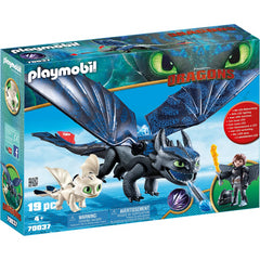 Playmobil DreamWorks Dragons Hiccup and Toothless with Baby Dragon 19pc 70037