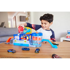 Hot Wheels City Mega Car Wash Connectable Play Set