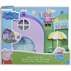 Peppa Pig Club Ice Cream Shop Toy Figure & 4 Accessories