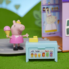 Peppa Pig Club Ice Cream Shop Toy Figure & 4 Accessories