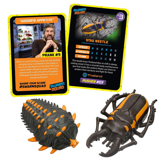 Swarm Squad Double Pack - Stag Beetle vs Trilobite Beetle - Maqio