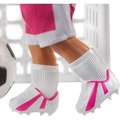 Barbie Soccer Football Coach Doll and Student Trophy and Accessories