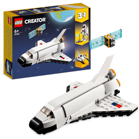 LEGO 31134 Creator 3 in 1 Space Shuttle Toy to Astronaut Figure