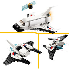 LEGO 31134 Creator 3 in 1 Space Shuttle Toy to Astronaut Figure