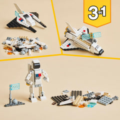 LEGO 31134 Creator 3 in 1 Space Shuttle Toy to Astronaut Figure