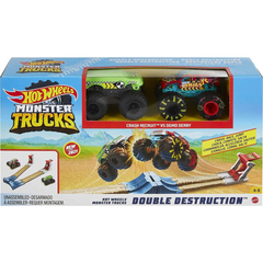 Hot Wheels Monster Trucks Double Destruction - Crash Recruit Vs Demo Derby