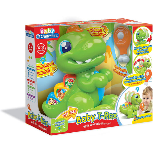 Clementoni Baby T Rex Walk & Talk Dino for Toddlers & Babies