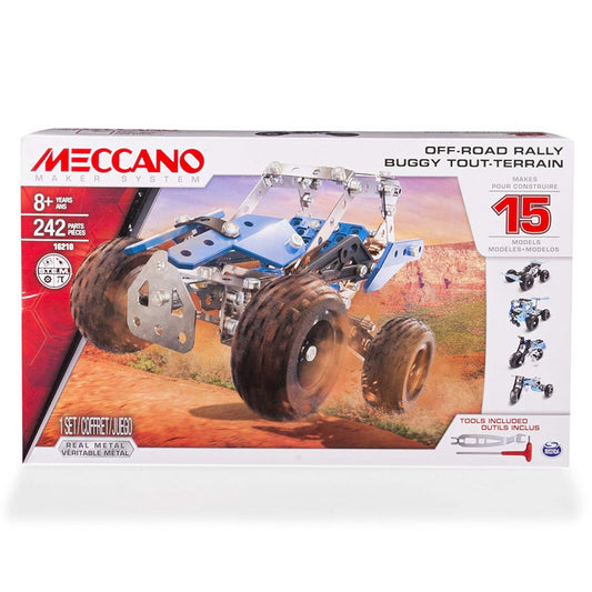 MECCANO Kit de construction Meccano 15-en-1 Modèle Camion de Course