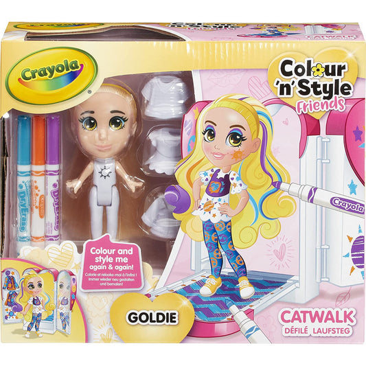 Crayola Colour n Style Friends Goldie Catwalk Playset
