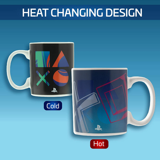 Playstation Icons Heat Change Mug