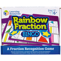 Learning Resources Rainbow Fraction Bingo