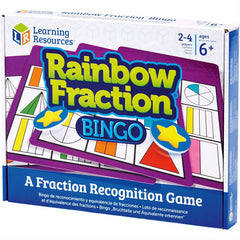 Learning Resources Rainbow Fraction Bingo