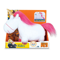 Despicable Me Fluffy Unicorn Plush with Light-Up Horn Toy Figure - Maqio