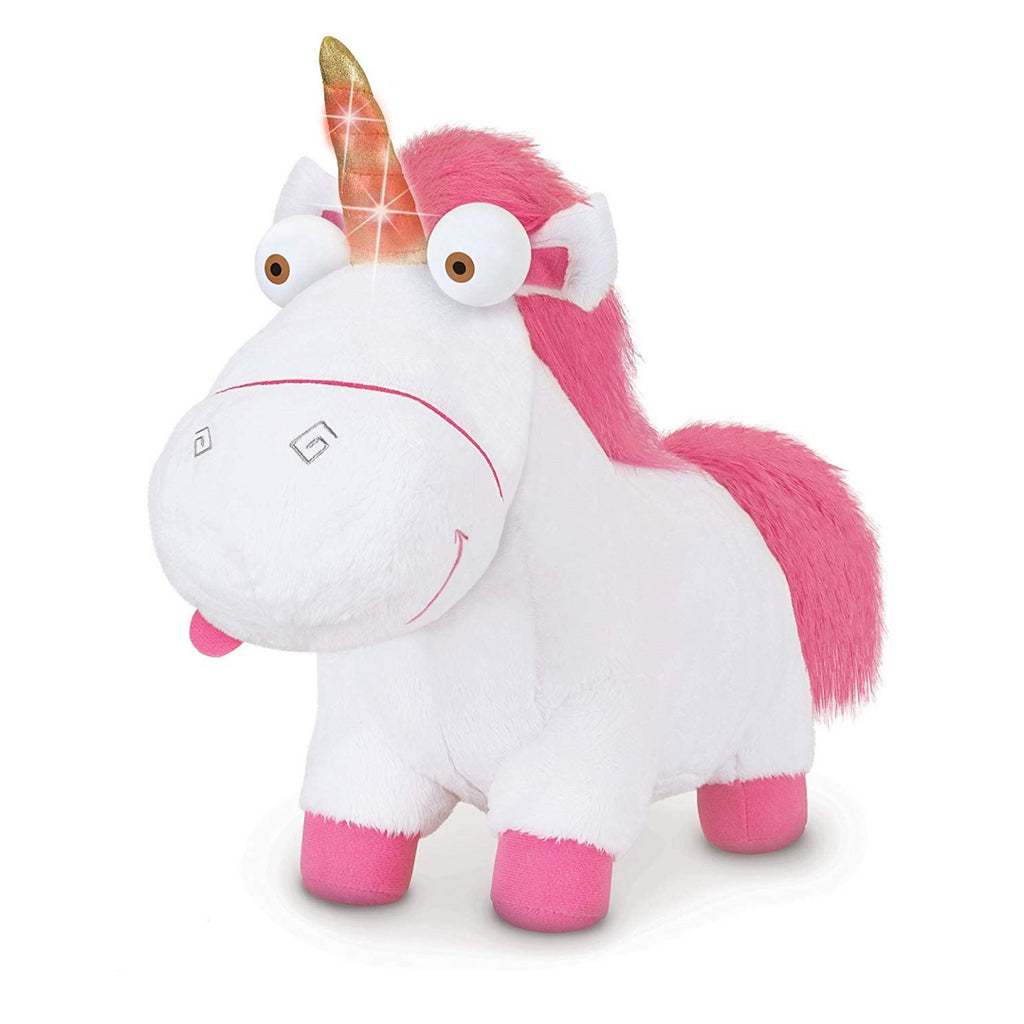 Despicable Me Fluffy Unicorn Plush with Light-Up Horn Toy Figure - Maqio