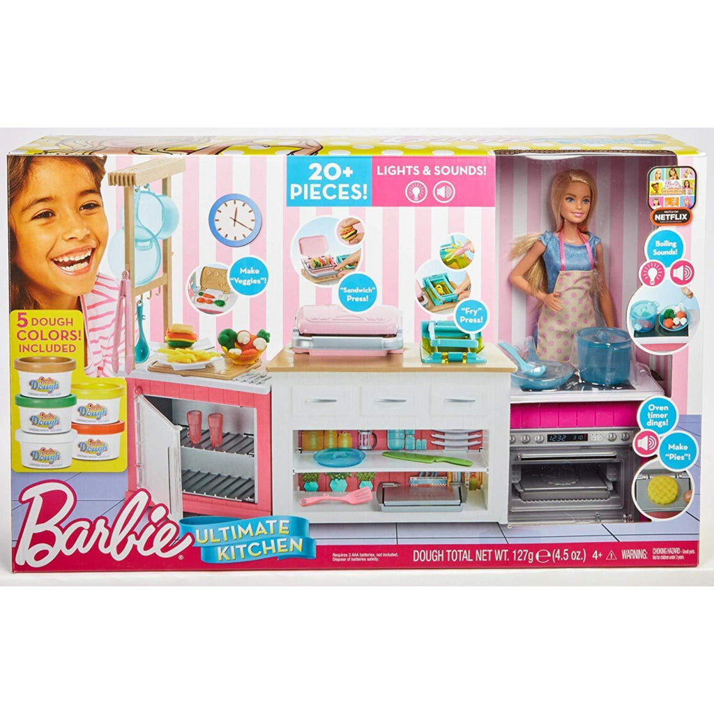Barbie FRH73 Careers Ultimate Kitchen & Doll Playset - Maqio