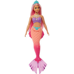 Barbie Dreamtopia Mermaid Doll with Pink Hair and Tiara