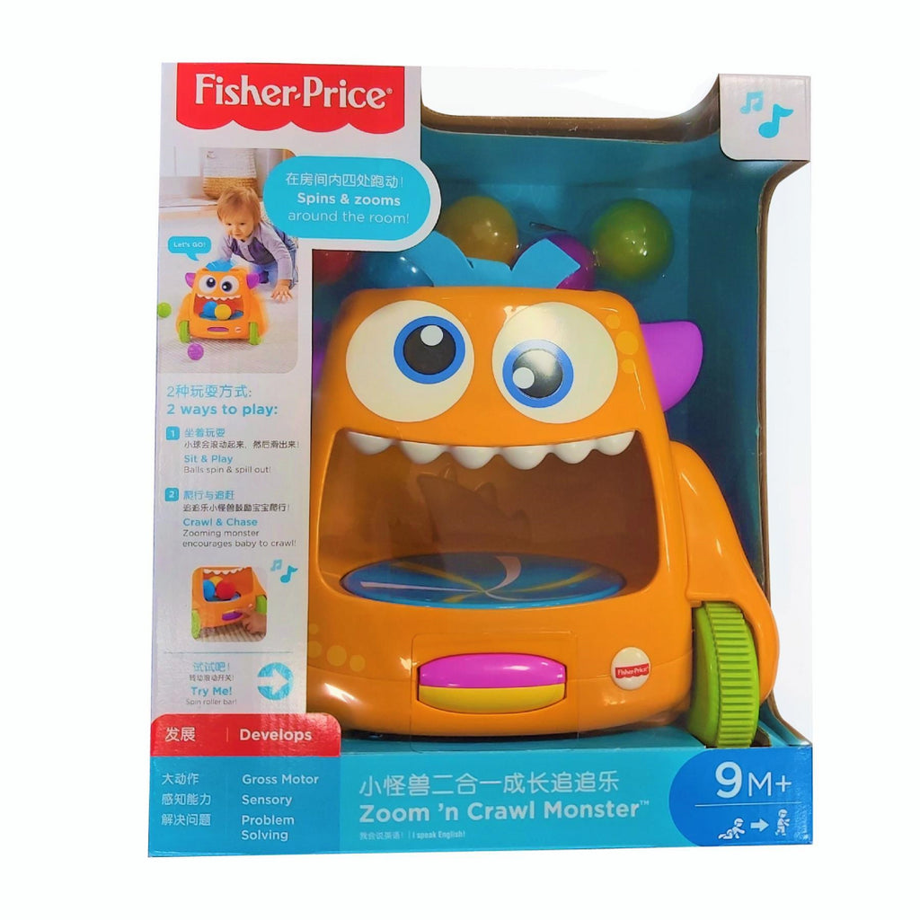 Fisher-Price FHD56/GDR77 Zoom-N-Crawl Monster - Maqio